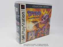 Load image into Gallery viewer, BOX PROTECTOR FOR SONY PS1 COLLECTOR&#39;S 3 DISC GAME CASE CLEAR PLASTIC CASE
