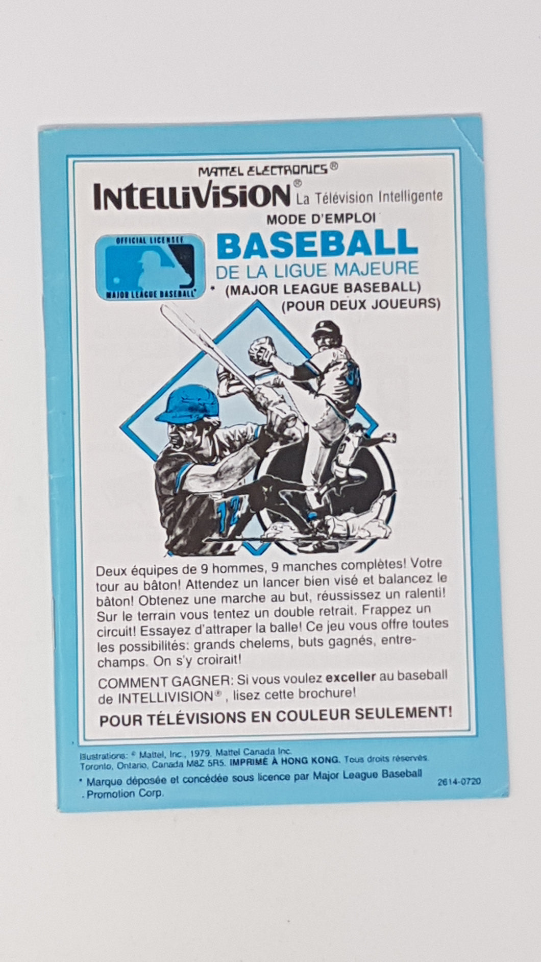 Baseball [Manuel]- Intellivision