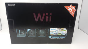Console Wii noire avec Wii Sports, Wii Sports Resort et télécommande Wii Plus [Console] - Nintendo Wii
