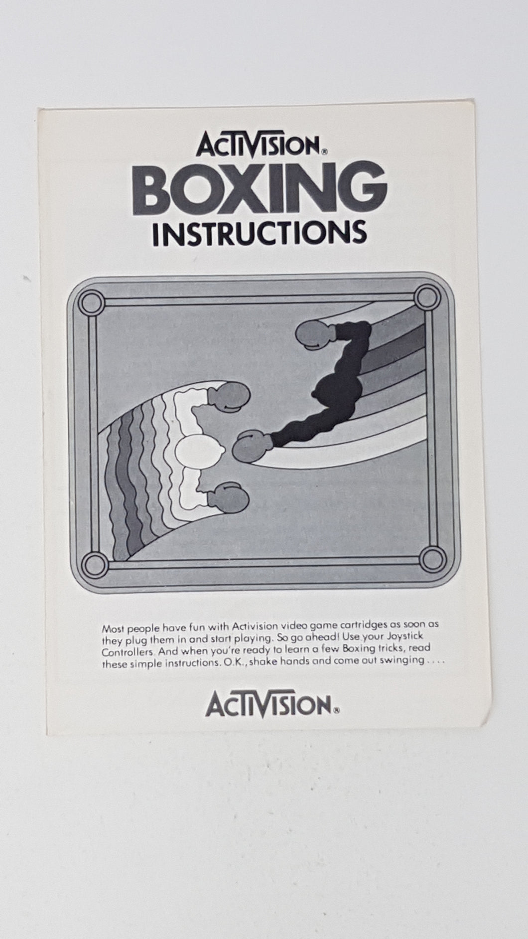 Boxing [manual] - Atari 2600