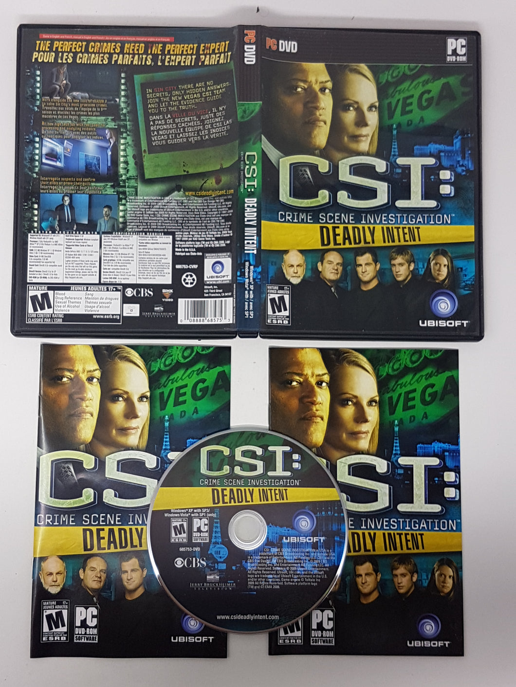 CSI Crime Scene Investigation Deadly Intent - Jeu PC