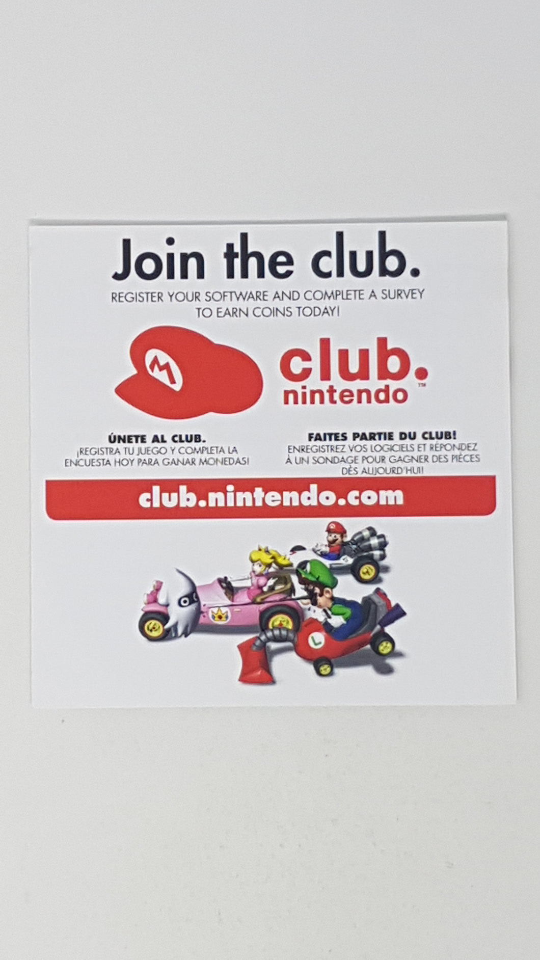 Club Nintendo DS [Insertion] - Nintendo DS