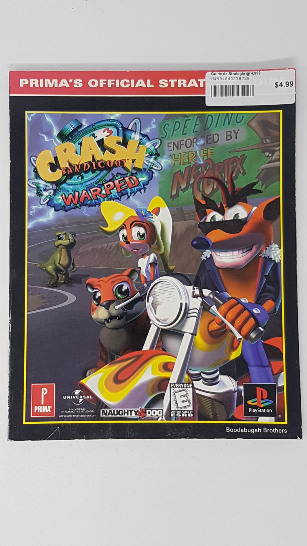 Crash Bandicoot Warped [Prima's] - Strategy Guide