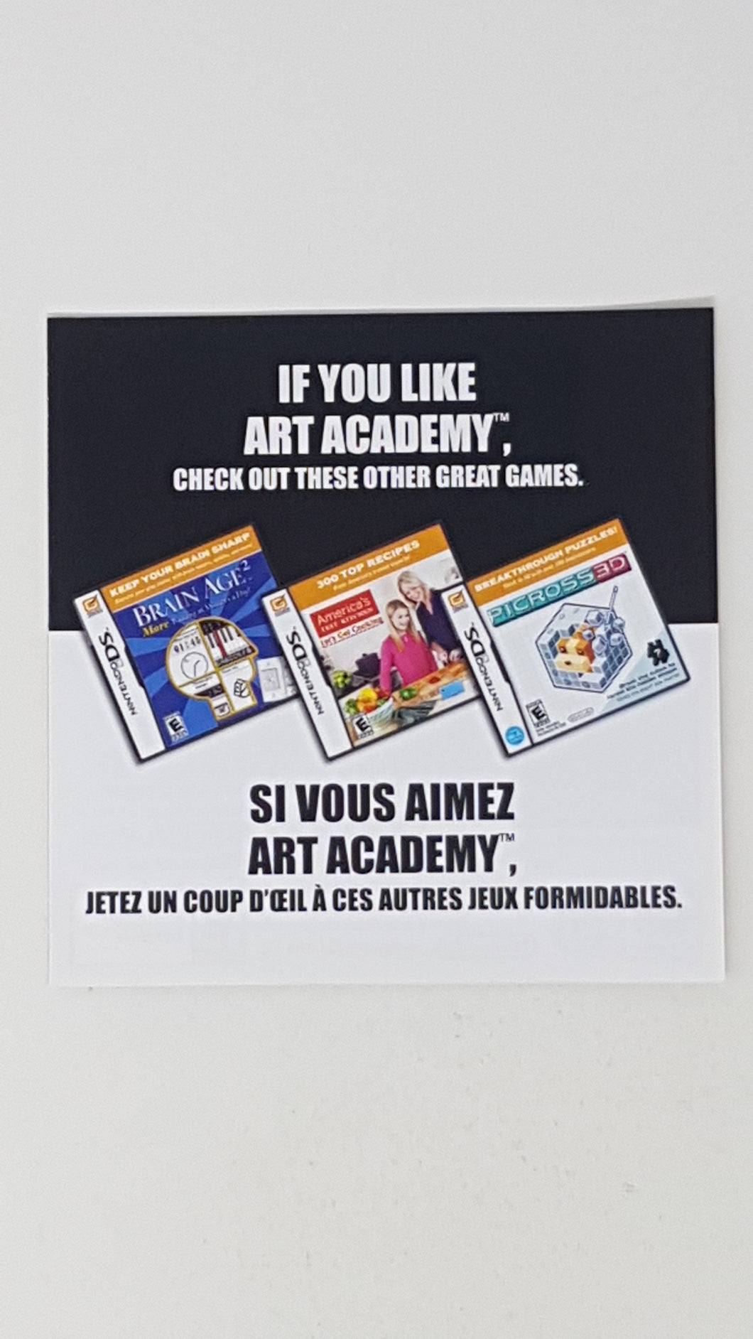 If you Like Art Academy [Insertion] - Nintendo DS