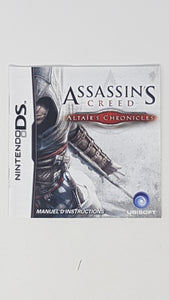 Assassins Creed Altair's Chronicles [manuel] - Nintendo DS