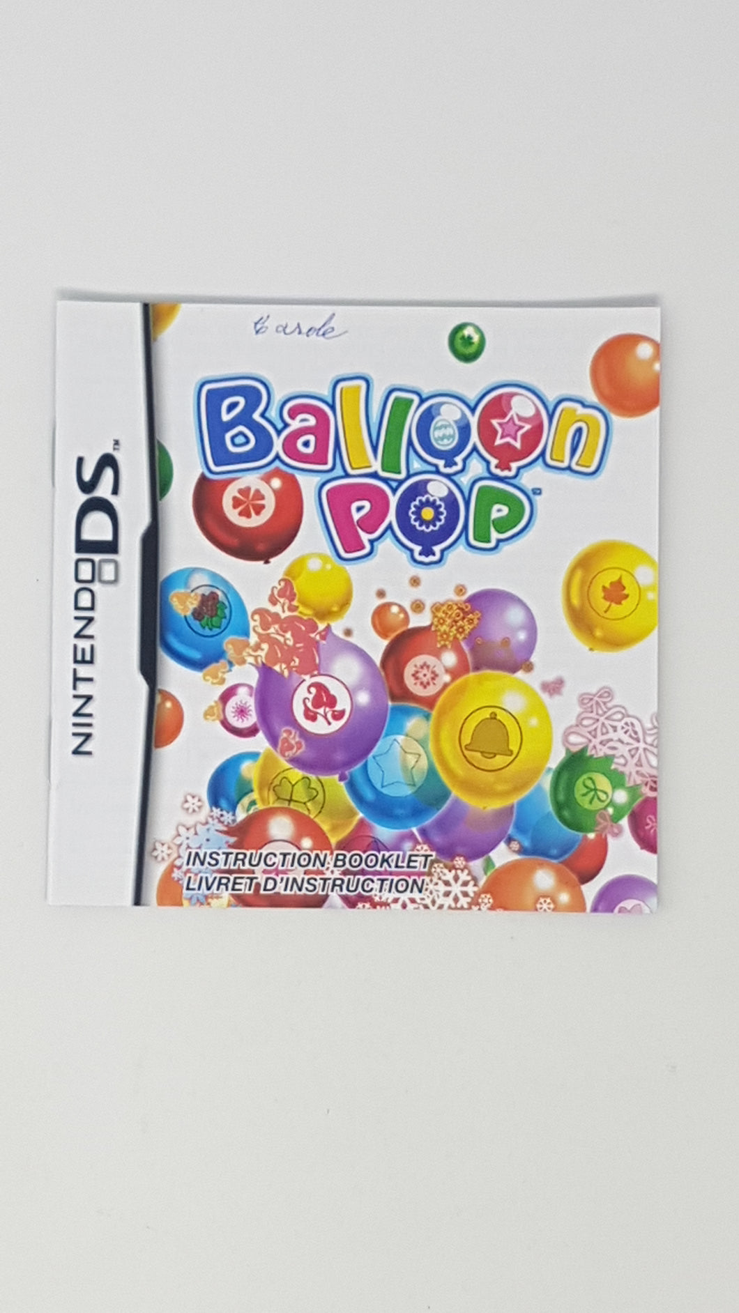 Ballon Pop [manuel] - Nintendo DS