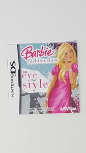 Barbie Fashion Show Eye for Style [manuel] - Nintendo DS