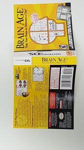 Brain Age [Couverture] - Nintendo DS