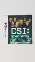 Charger l&#39;image dans la galerie, CSI Dark Motives [manuel] - Nintendo DS
