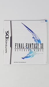 Final Fantasy XII Revenant Wings [manual] - Nintendo DS