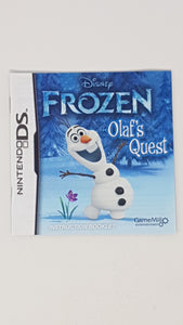 Frozen - Olaf's Quest [manual] - Nintendo DS