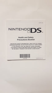 Health and Safety Precaution Booklet - Nintendo DS