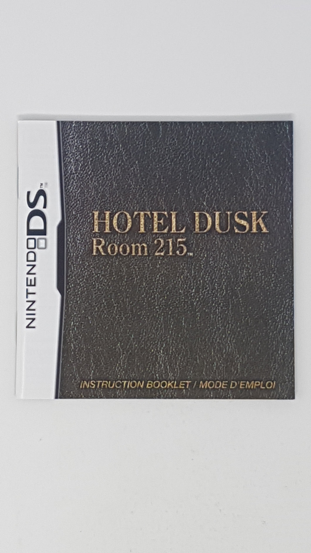 Hotel Dusk Room 215 [manual] Bilingual - Nintendo DS
