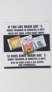 If You Like Brain Age 2 [Insertion] - Nintendo DS