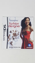 Charger l&#39;image dans la galerie, Imagine Fashion Designer [manuel] - Nintendo DS
