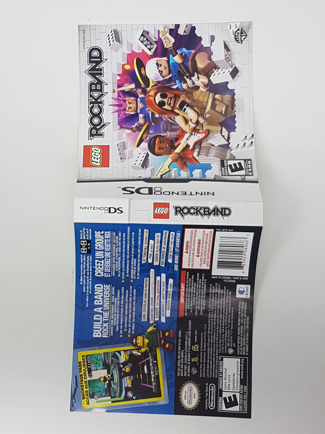 LEGO Rock Band [Couverture] - Nintendo DS