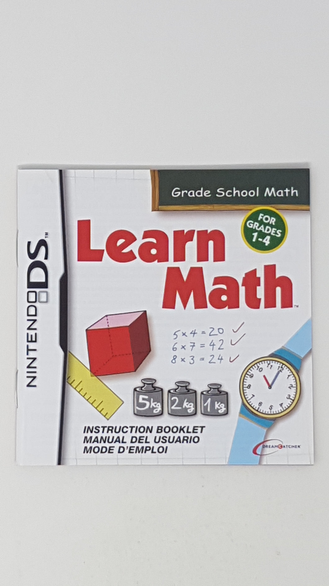 Learn Math for Grades 1-4 [manuel] - Nintendo DS