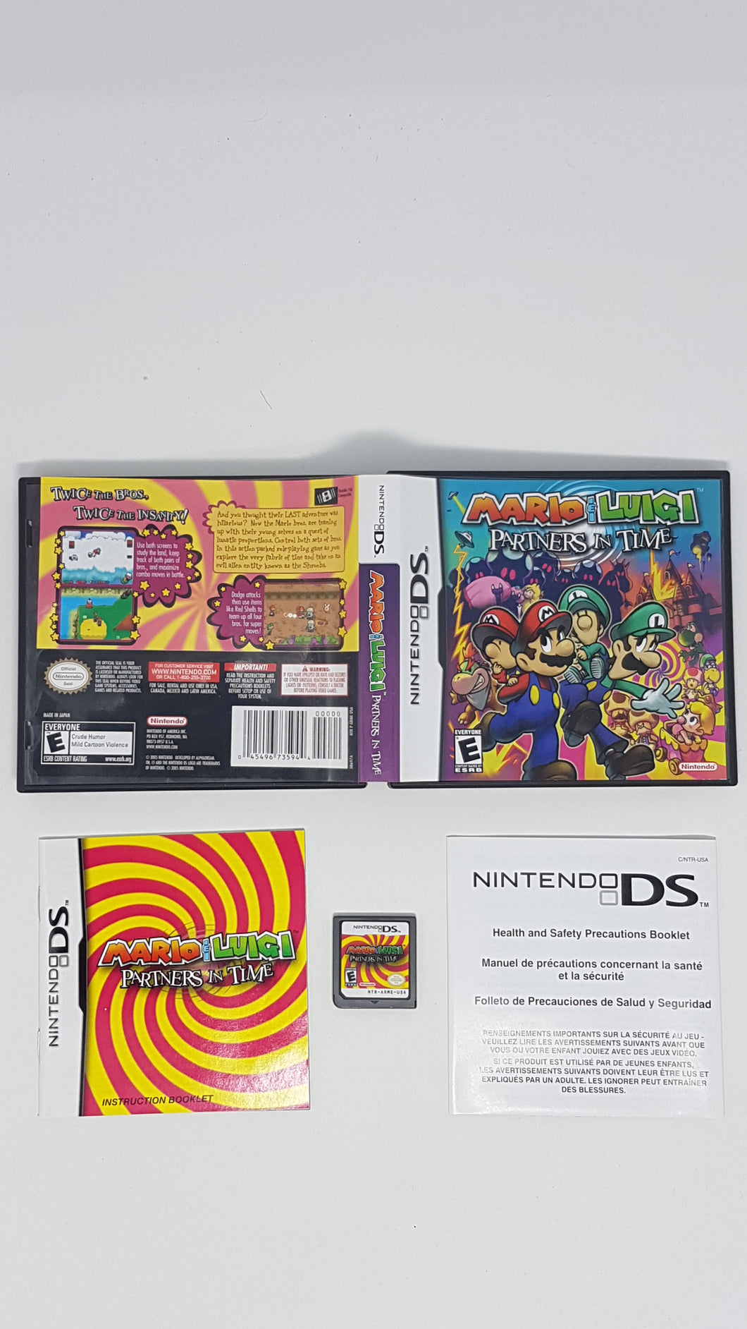 DS - Mario et Luigi partenaires dans le temps [cib]