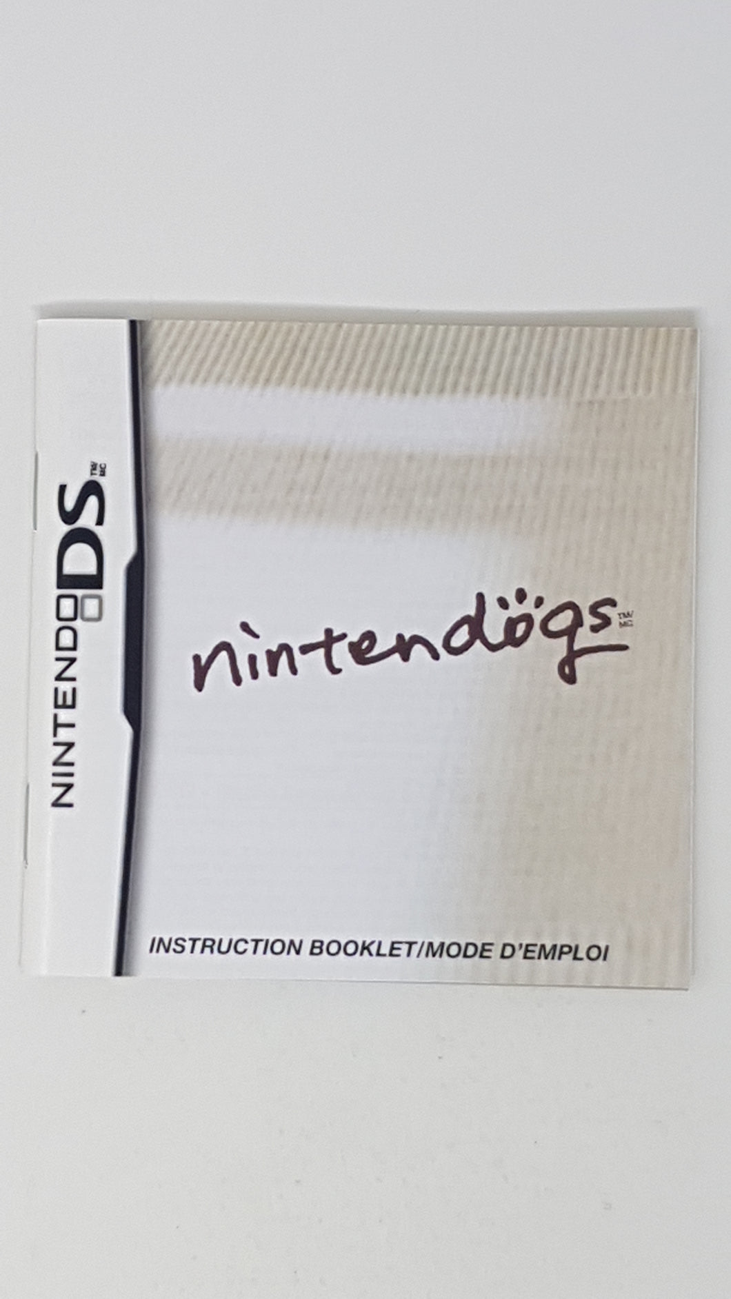 Nintendogs [manuel] Bilingue - Nintendo DS