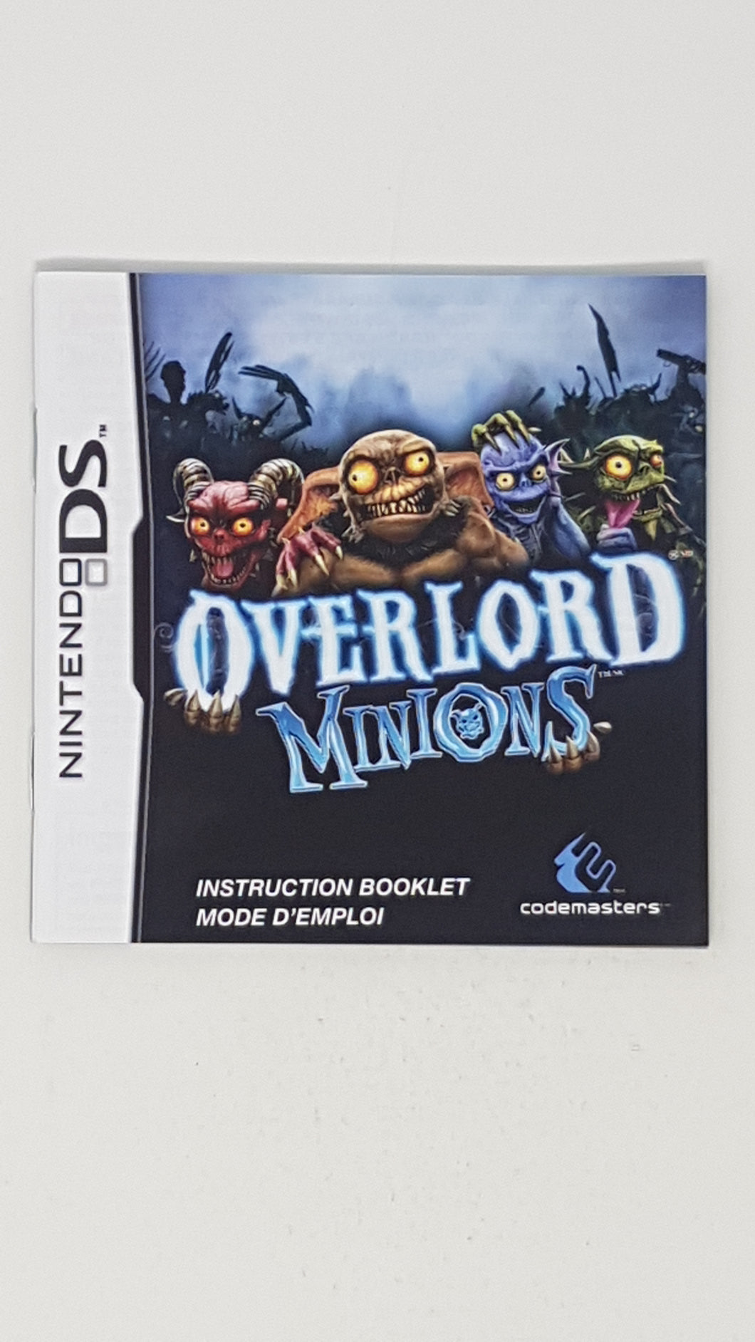 Overlord - Minions [manuel] - Nintendo DS