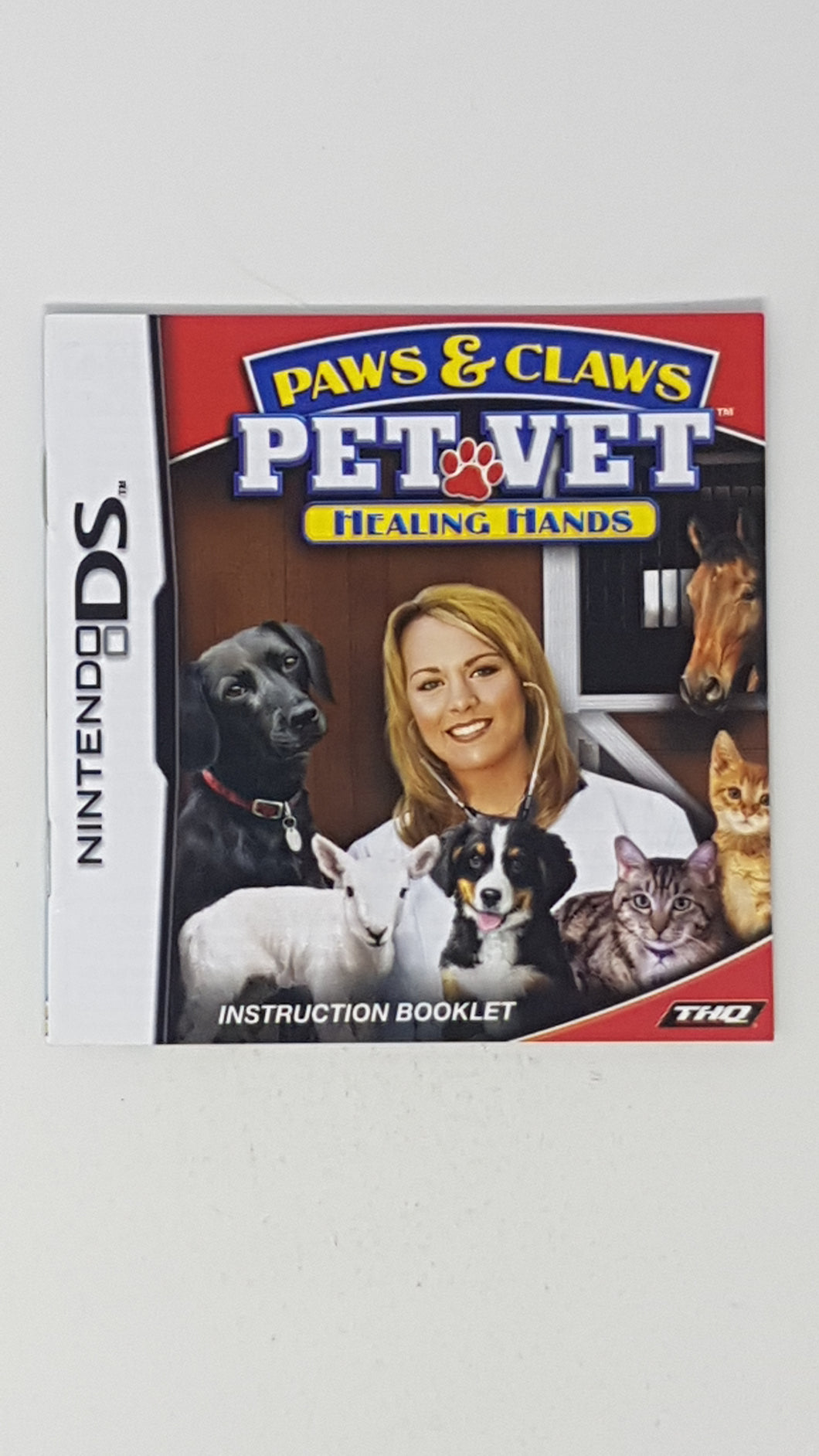 Paws and Claws Pet Vet - Healing Hands [manuel] - Nintendo DS