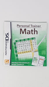 Personal Trainer Math [manuel] - Nintendo DS