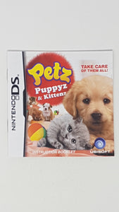 Petz Puppyz & Kittenz [manuel] - Nintendo DS