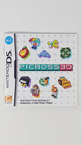 Picross 3D [manuel] - Nintendo DS