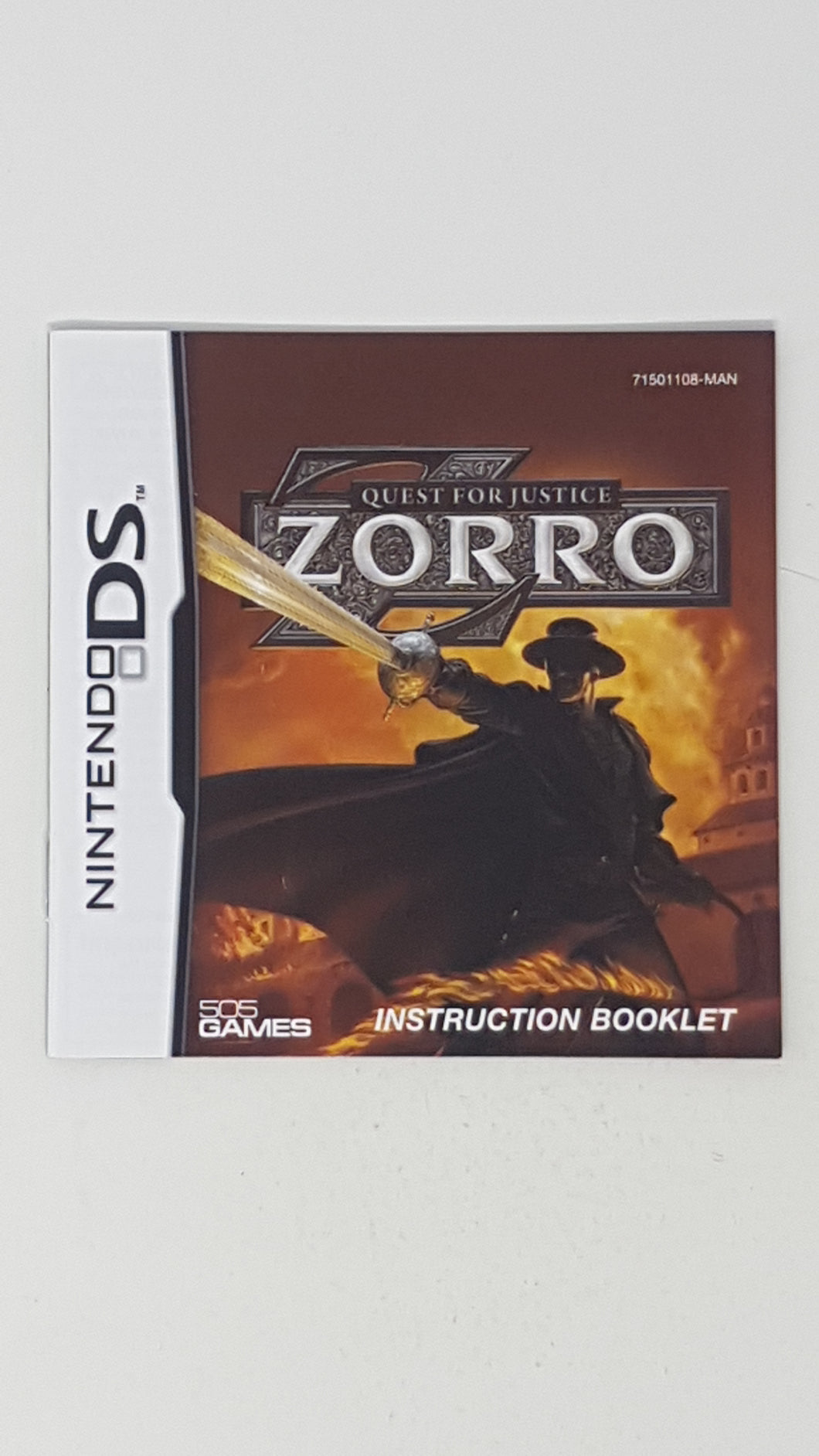 Zorro - Quest for Justice [manuel] - Nintendo DS