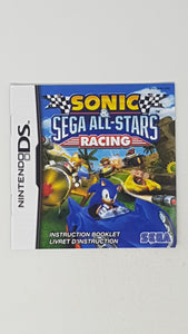 Sonic & SEGA All-Stars Racing [manuel] - Nintendo DS