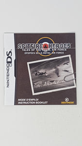 Spitfire Heroes - Tales of the Royal Air Force [manuel] - Nintendo DS