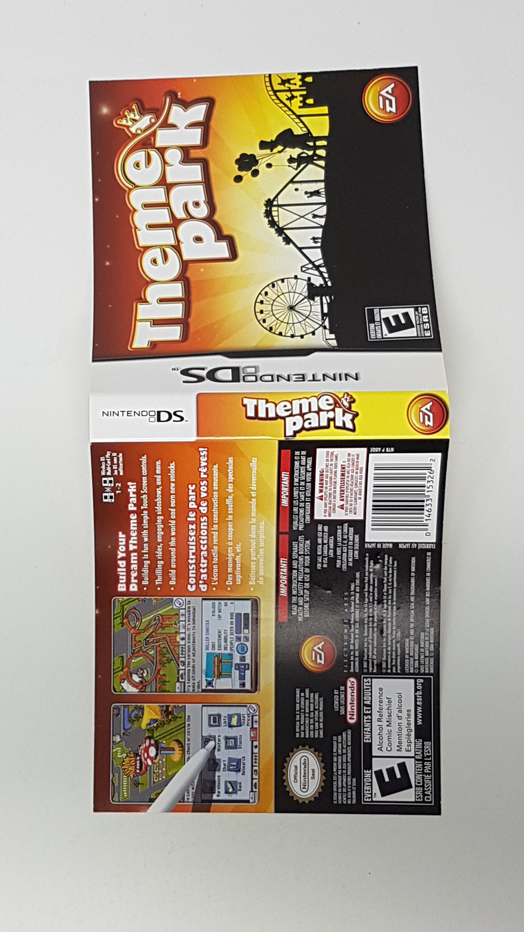 Theme Park [Couverture] - Nintendo DS