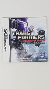 Transformers - Dark of the Moon Decepticons [manuel] - Nintendo DS