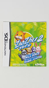 Zhu Zhu Pets 2 - Avec The Wild Bunch [manuel] - Nintendo DS