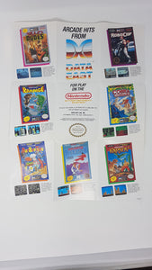 Data East Arcade Hits [Poster] - Nintendo NES