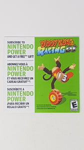 Diddy Kong Racing DS Nintendo Power Subscription [Insert] - Nintendo DS