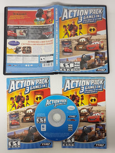 Disney Action Pack 3 Games In 1 Incredibles, Cars, Ratatouille - Jeu PC