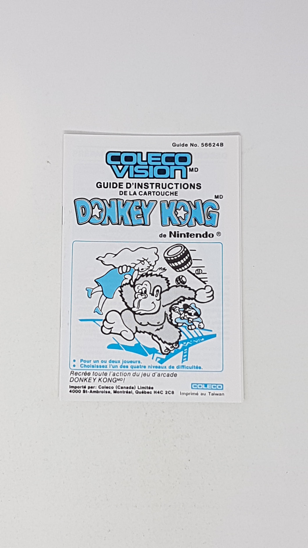 Donkey Kong [Manuel] - Coleco Vision