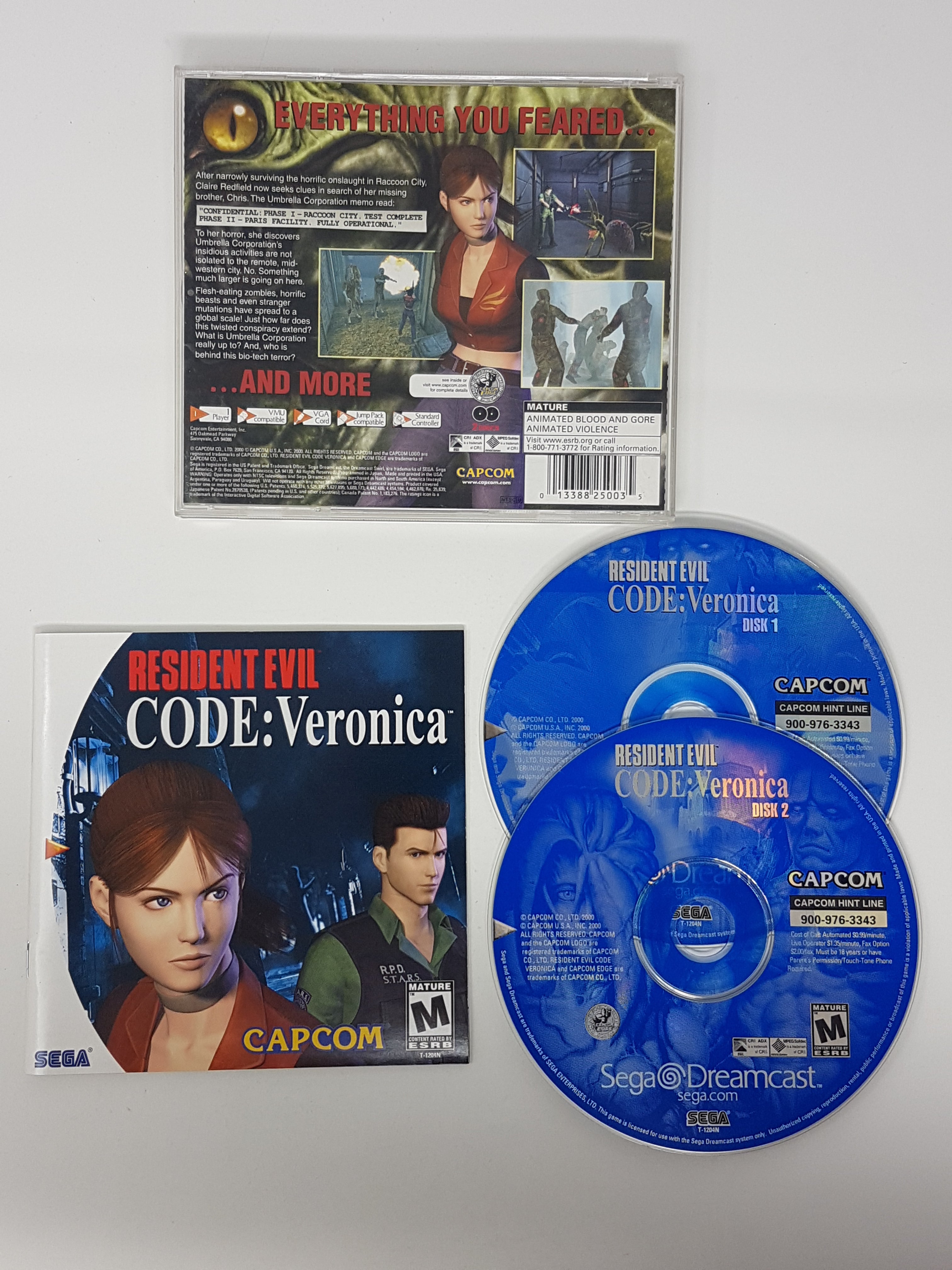 Resident Evil : Code Veronica pour Dreamcast