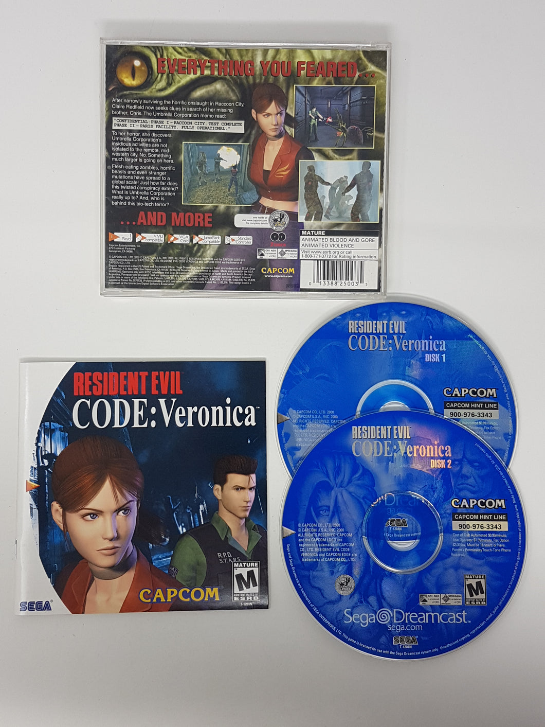 CD SEUL RESIDENT Evil Code: Veronica Disque 1 Loose Sega Dreamcast EUR 19,99 - FR CD SEUL RESIDENT Evil Code: Veronica Disque 1 Loose Sega Dreamcast EUR 19,99 - FR