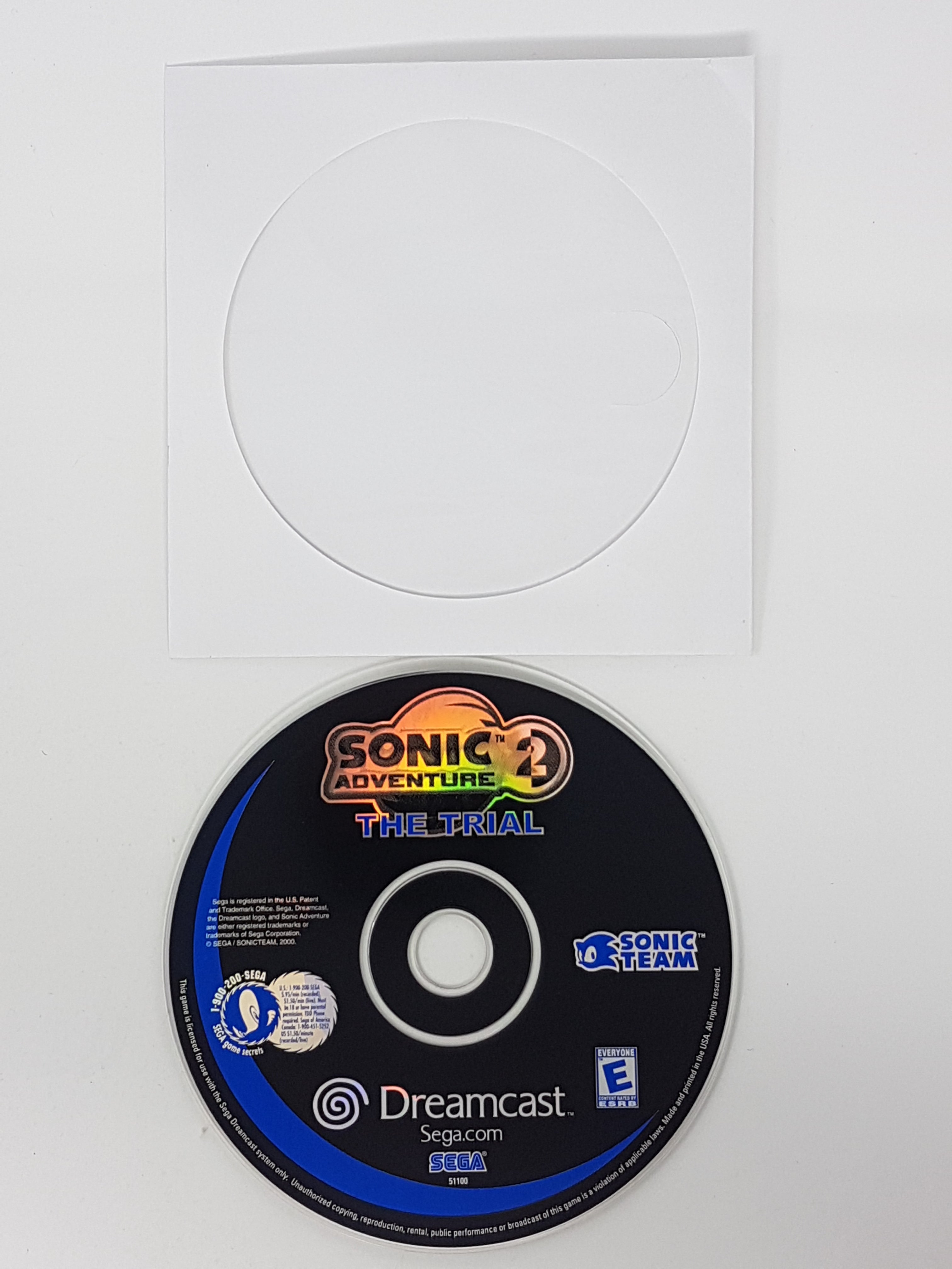 Sonic Adventure 2 The Trial - Dreamcast Game