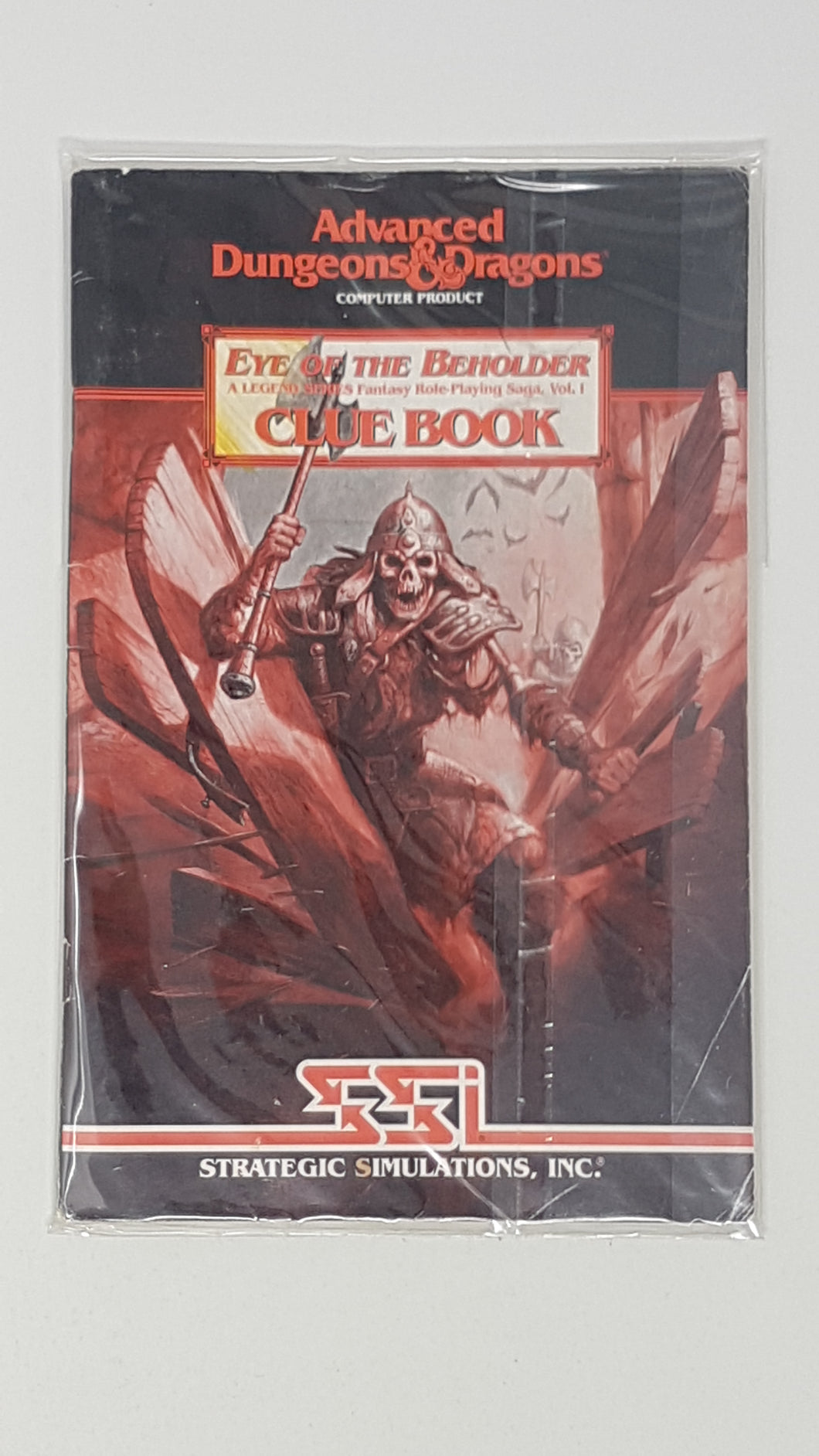 Eye of the Beholder Clue Book Advance Dungeons and Dragons [Strategic Simulations] - Strategy Guide