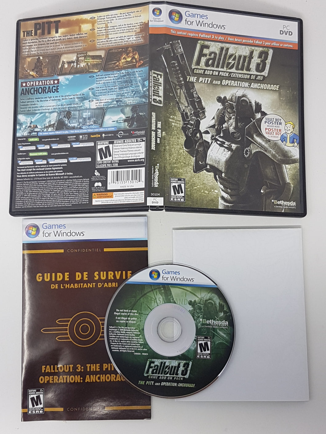 Fallout 3 The Pitt and Operation Anchorage - Jeu PC