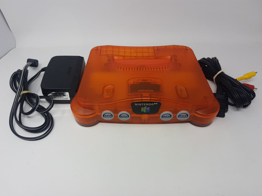 Funtastic Fire Orange Nintendo 64 System [Console] - Nintendo 64 | N64