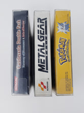 Load image into Gallery viewer, GAMEBOY GBA GBC VIRTUAL BOY CIB GAME CLEAR BOX PROTECTOR SLEEVE CASE
