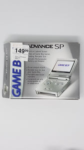 SP AGS-001 Platinum Edition Handheld System Console Box - Nintendo GameBoyAdvance