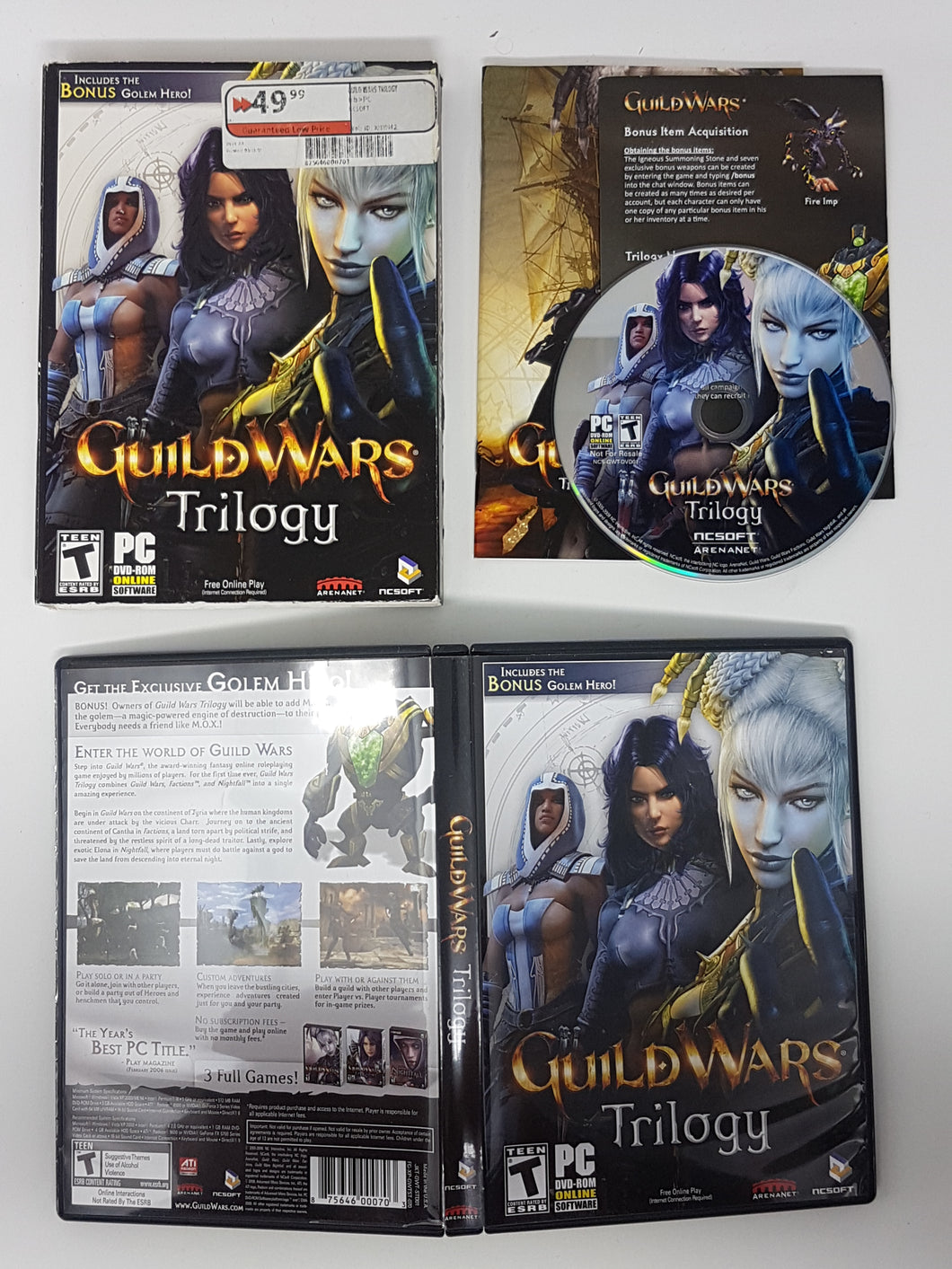 GUILD WARS TRILOGY-2005-2008 - Jeu PC