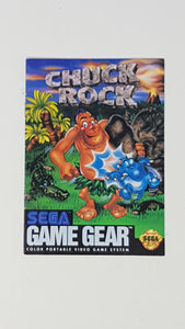 Chuck Rock [manual] - Sega GameGear