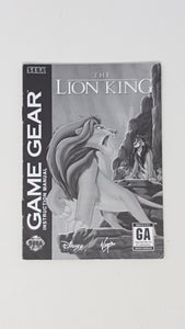 The Lion King [manual] - Sega GameGear
