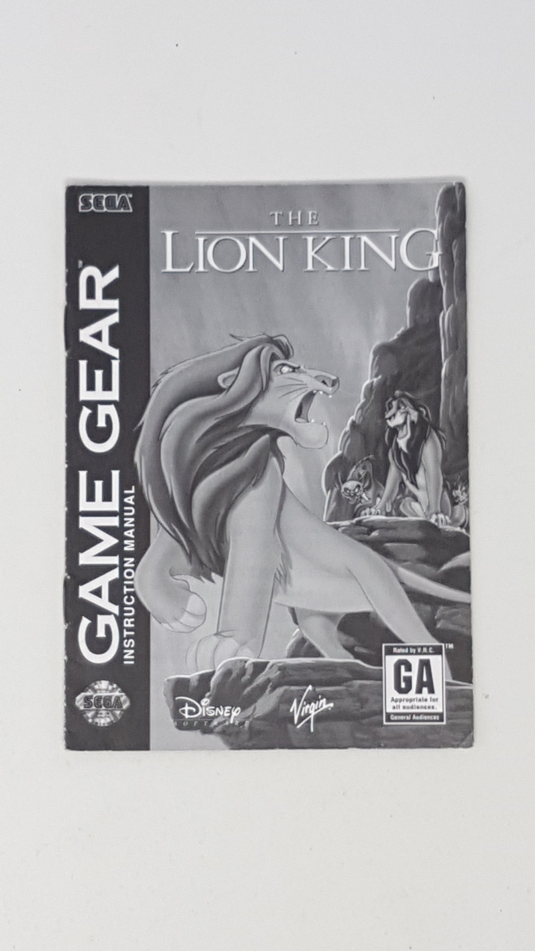 The Lion King [manual] - Sega GameGear